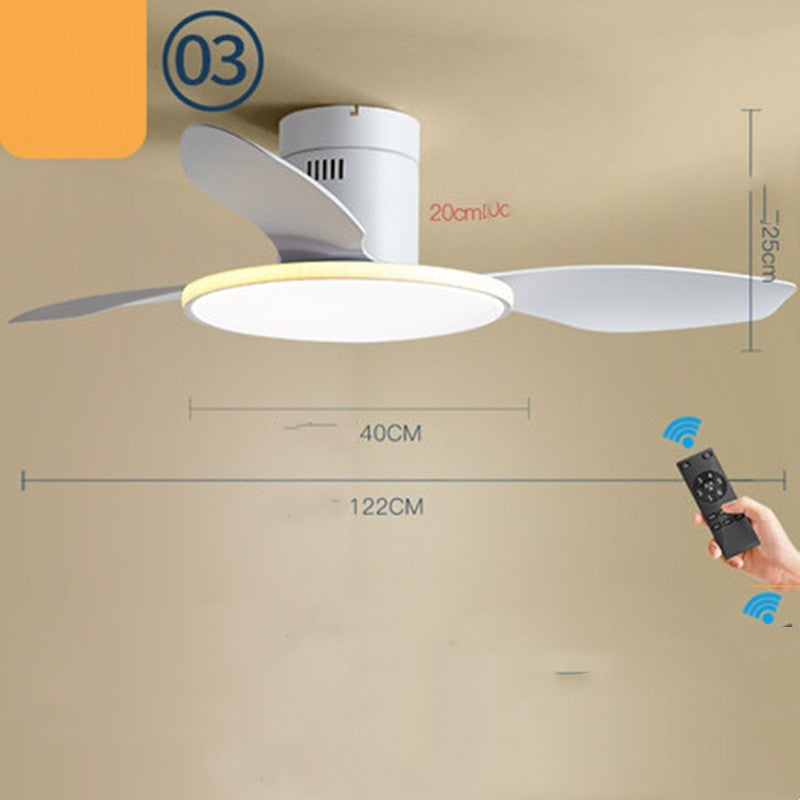 New Ultra-thin Ceiling Fan Light - Mubimart -  