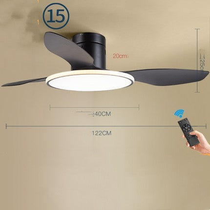 New Ultra-thin Ceiling Fan Light - Mubimart -  