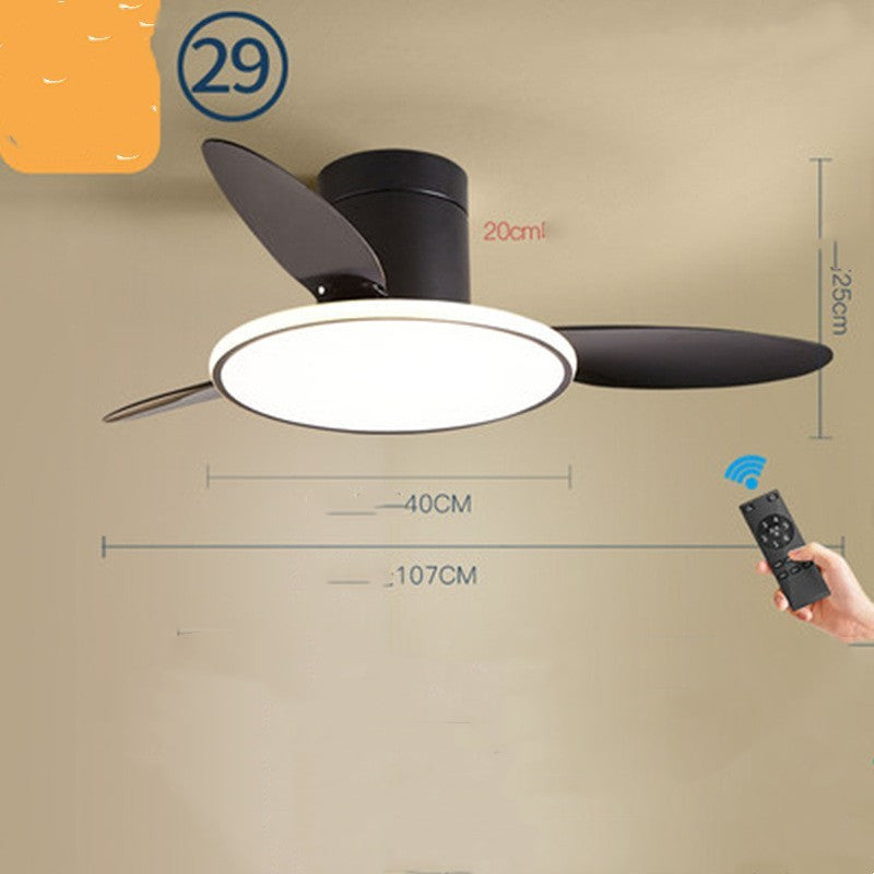 New Ultra-thin Ceiling Fan Light - Mubimart -  