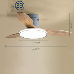 New Ultra-thin Ceiling Fan Light - Mubimart -  