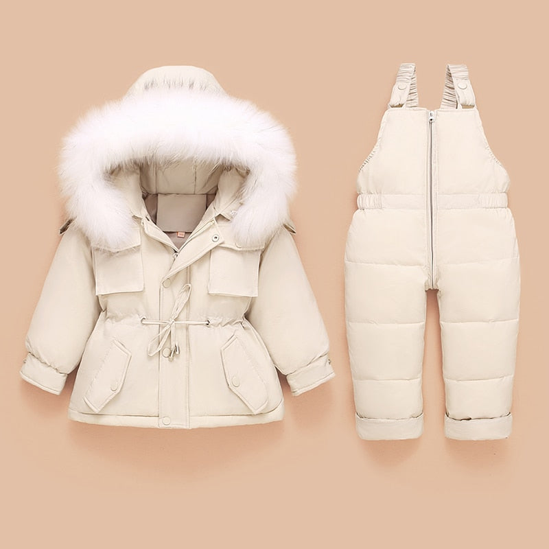 New children's down jacket suit - Mubimart - Clothing Set 