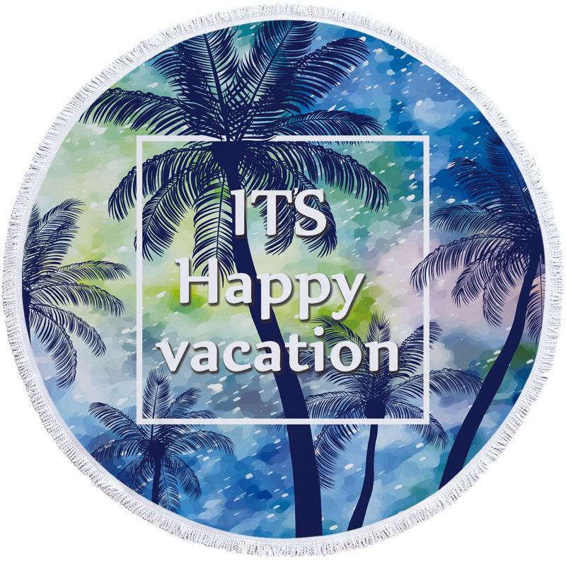 New round beach towel - Mubimart