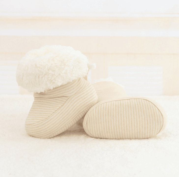 New style Baby Shoes Infant Soft Soled Footwear for Newborns Winter Toddler Keep Warm Print First Walkers Shoes for babies kids - Mubimart