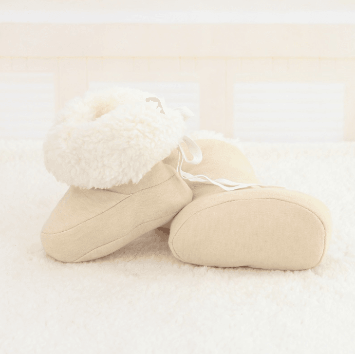 New style Baby Shoes Infant Soft Soled Footwear for Newborns Winter Toddler Keep Warm Print First Walkers Shoes for babies kids - Mubimart