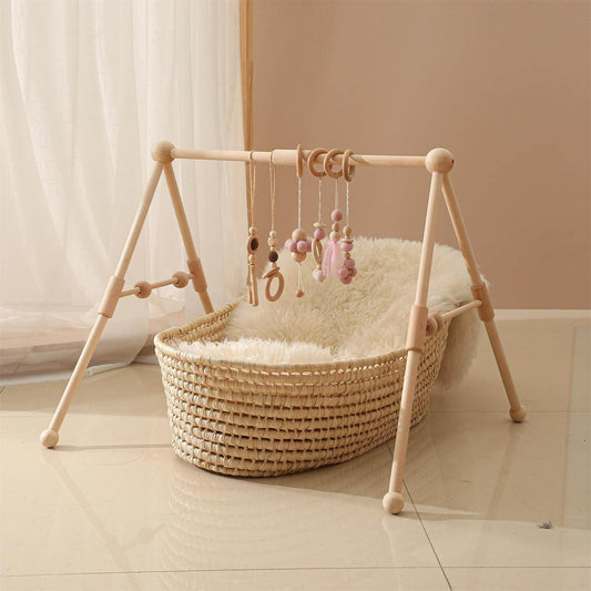 Newborn Baby Crib Fitness Rack - Mubimart
