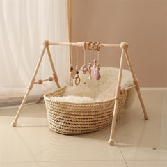 Newborn Baby Crib Fitness Rack - Mubimart - Crib 