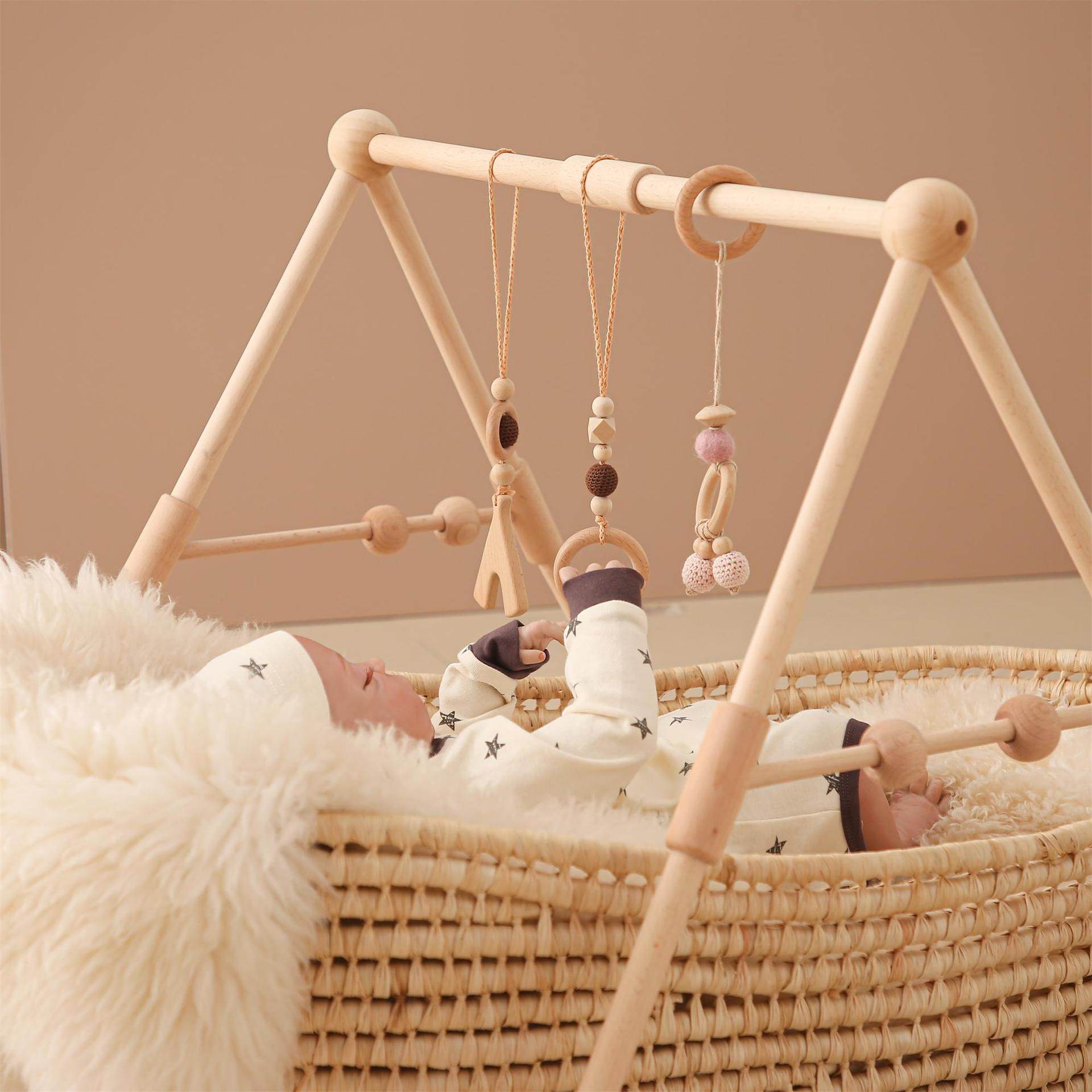 Newborn Baby Crib Fitness Rack - Mubimart