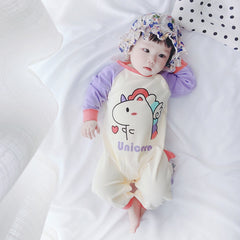 Newborn Baby One-Piece Romper Three-Month Baby Outing Clothes - Mubimart -  