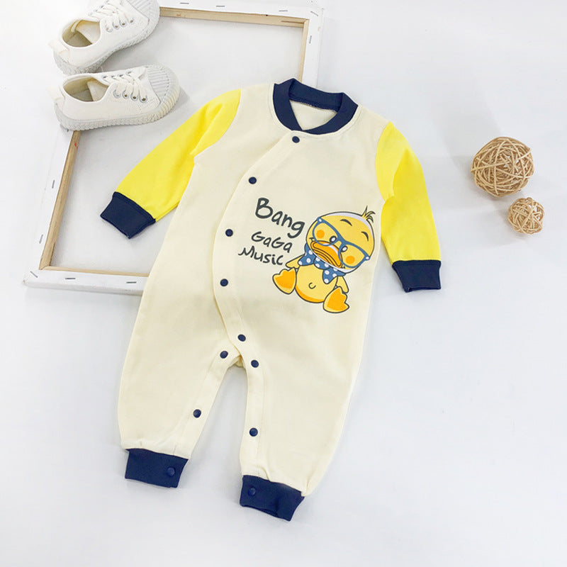 Newborn Baby One-Piece Romper Three-Month Baby Outing Clothes - Mubimart -  