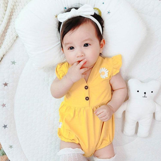 Newborn Baby One-piece Baby Girl Summer Style - Mubimart