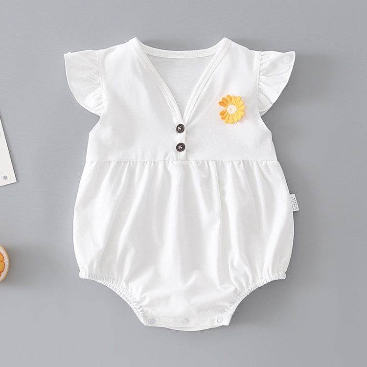 Newborn Baby One-piece Baby Girl Summer Style - Mubimart