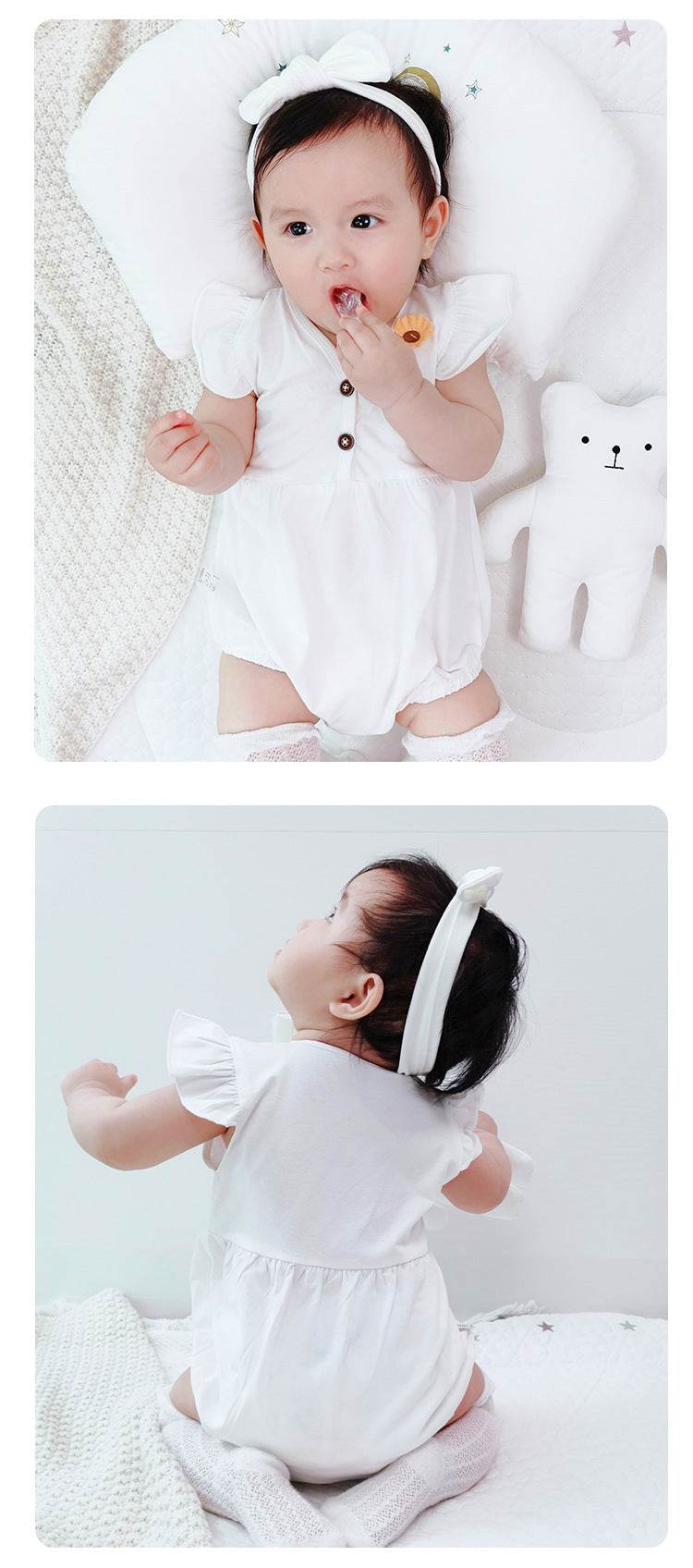 Newborn Baby One-piece Baby Girl Summer Style - Mubimart