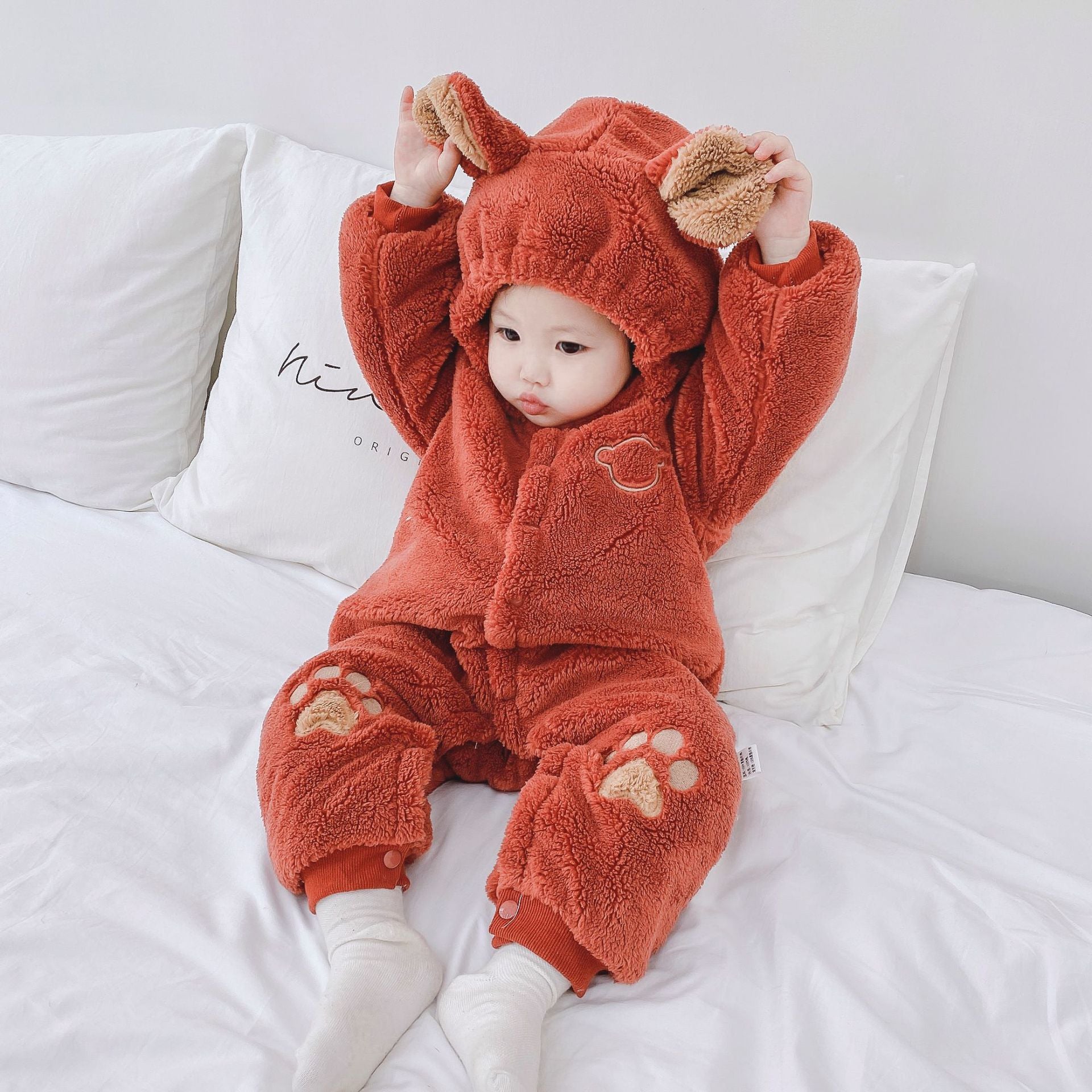 Newborn Baby Onesies Baby Clothes Romper Baby Quilted - Mubimart - Baby Cloth 