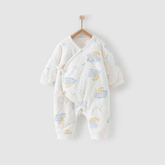 Newborn Baby Thick Cotton Jumpsuit - Mubimart -  