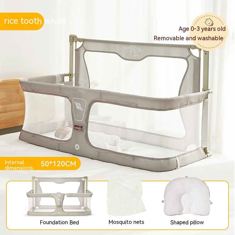 Newborn Multifunctional Small Bed Portable Protective Grating - Mubimart -  