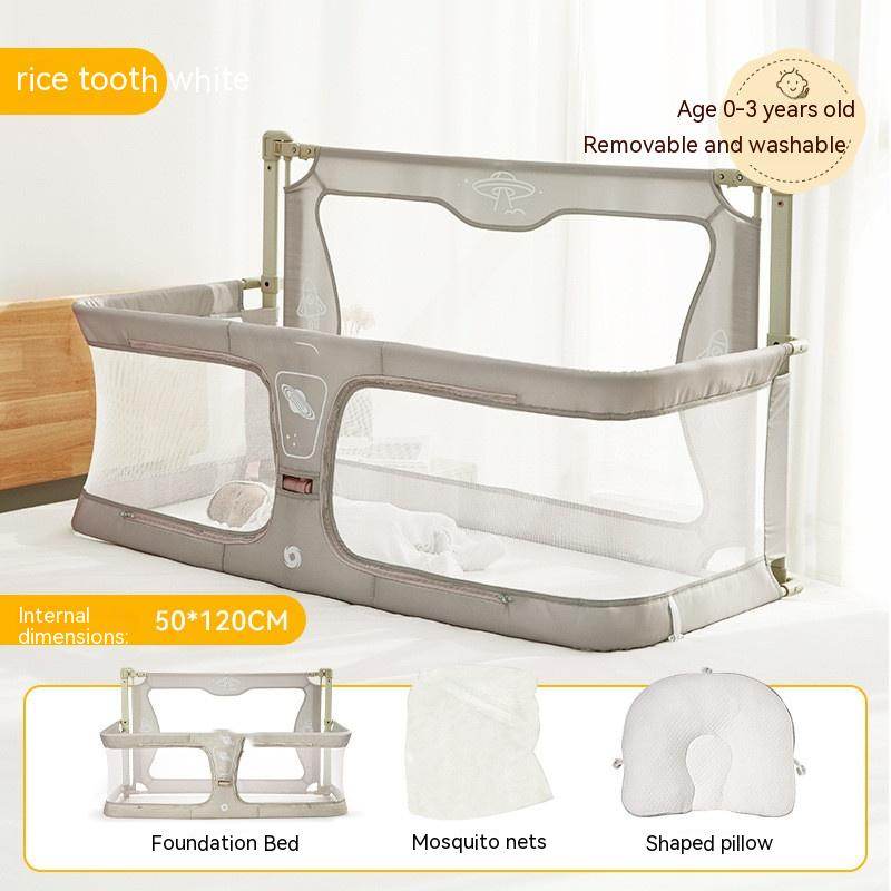 Newborn Multifunctional Small Bed Portable Protective Grating - Mubimart