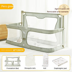 Newborn Multifunctional Small Bed Portable Protective Grating - Mubimart -  