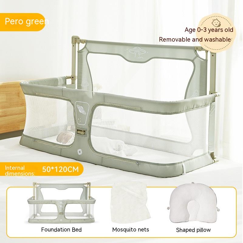 Newborn Multifunctional Small Bed Portable Protective Grating - Mubimart -  