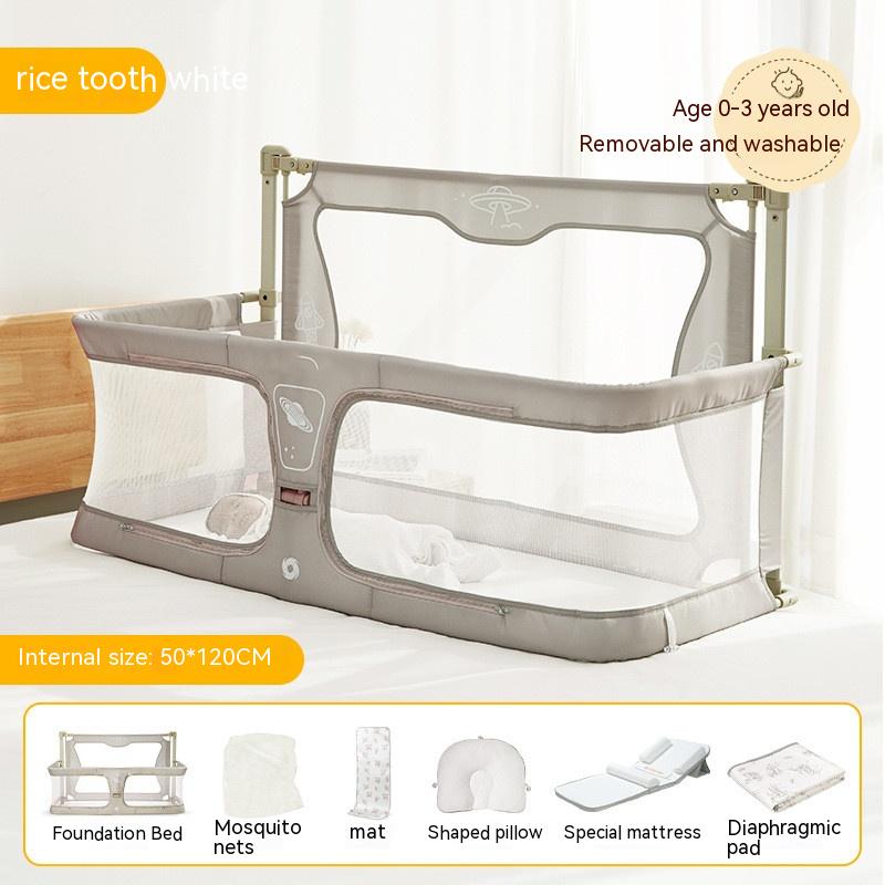 Newborn Multifunctional Small Bed Portable Protective Grating - Mubimart -  