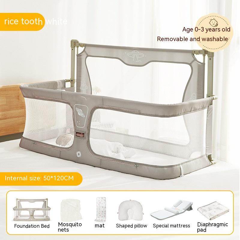 Newborn Multifunctional Small Bed Portable Protective Grating - Mubimart