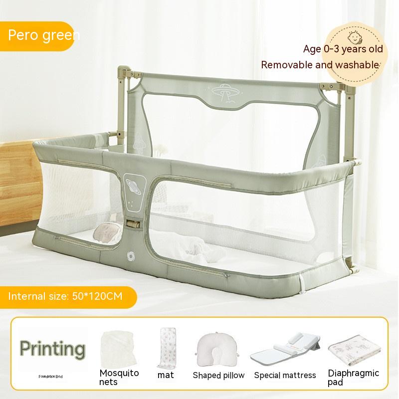 Newborn Multifunctional Small Bed Portable Protective Grating - Mubimart -  