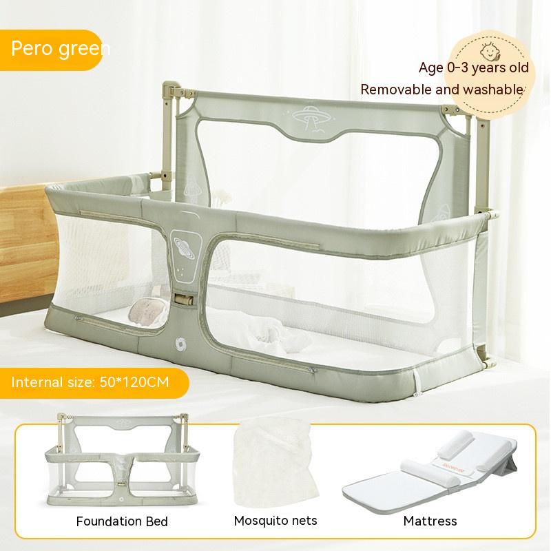 Newborn Multifunctional Small Bed Portable Protective Grating - Mubimart -  