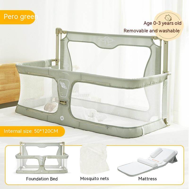 Newborn Multifunctional Small Bed Portable Protective Grating - Mubimart