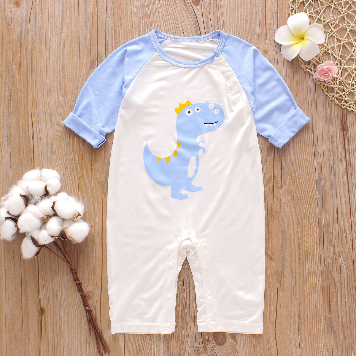 Newborn summer modal baby onesies - Mubimart -  