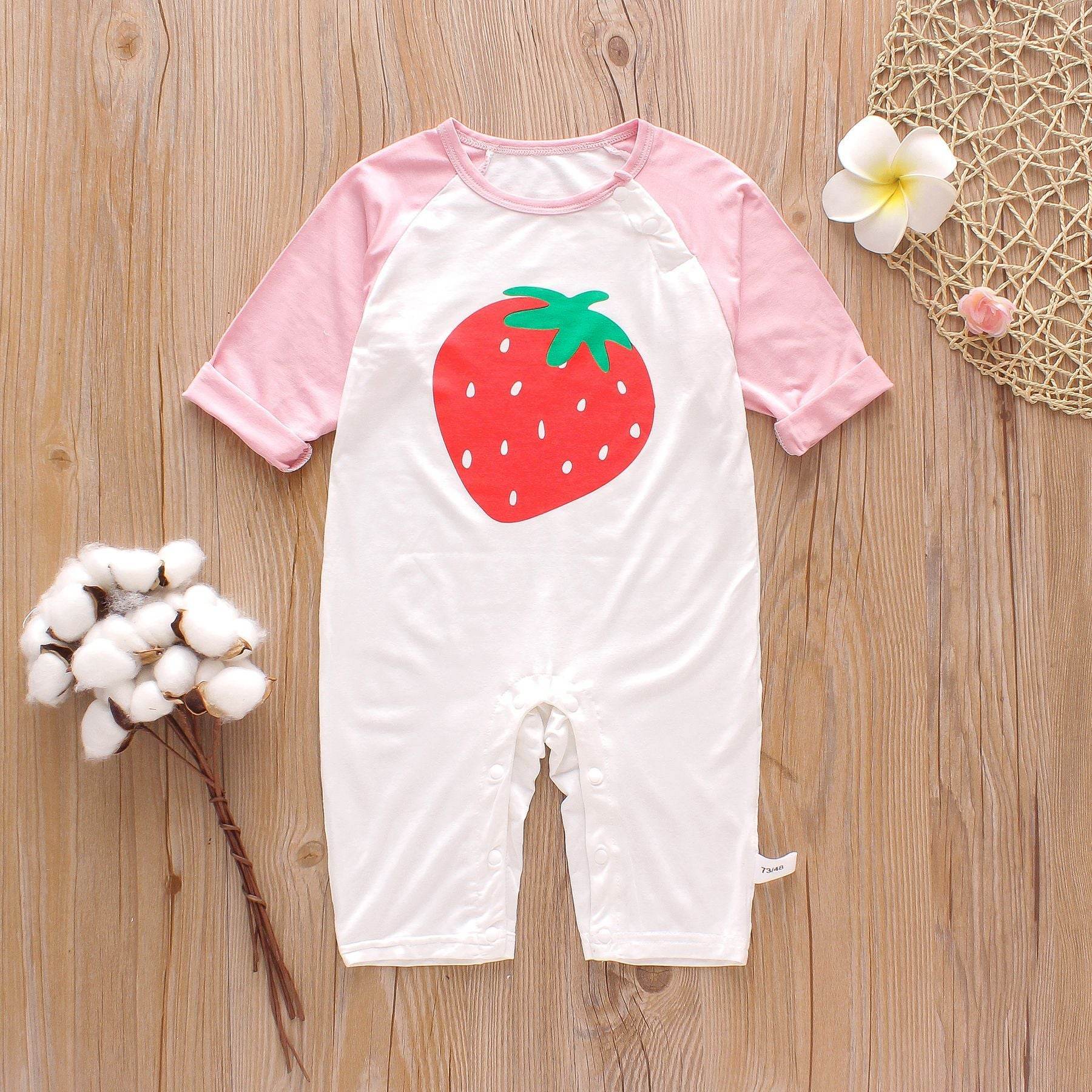 Newborn summer modal baby onesies - Mubimart