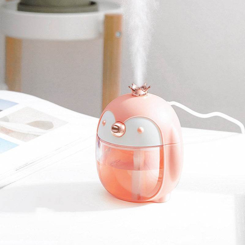Night Light Penguin Humidifier Creative Gift Humidifier - Mubimart