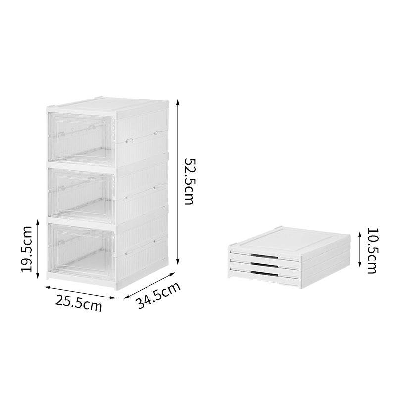 No Installation Thickened Shoe Box Transparent Cabinet Storage Home Shoe Rack - Mubimart
