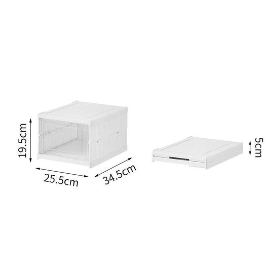 No Installation Thickened Shoe Box Transparent Cabinet Storage Home Shoe Rack - Mubimart