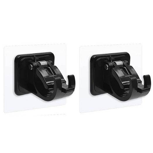 No Punching Traceless Sticker Curtain Rod Hook Multi-function Bracket - Mubimart