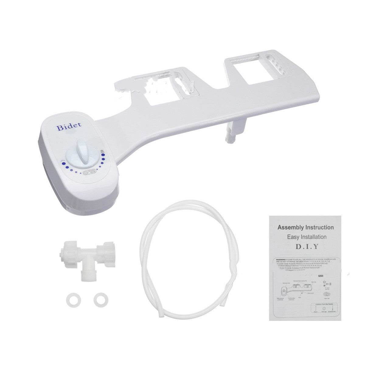 Non-Electric Toilet Seat Water Sprinkler Bathroom Mechanical Bidet Fresh Water Nozzle Single Sprinkler - Mubimart