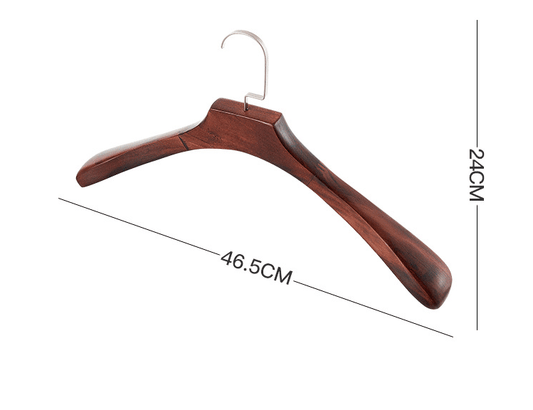 Non-marking Non-slip Solid Wood Hanger Clothing Store - Mubimart