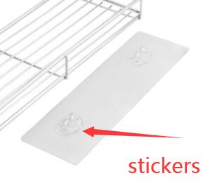 Non-marking stickers bathroom shelf - Mubimart -  