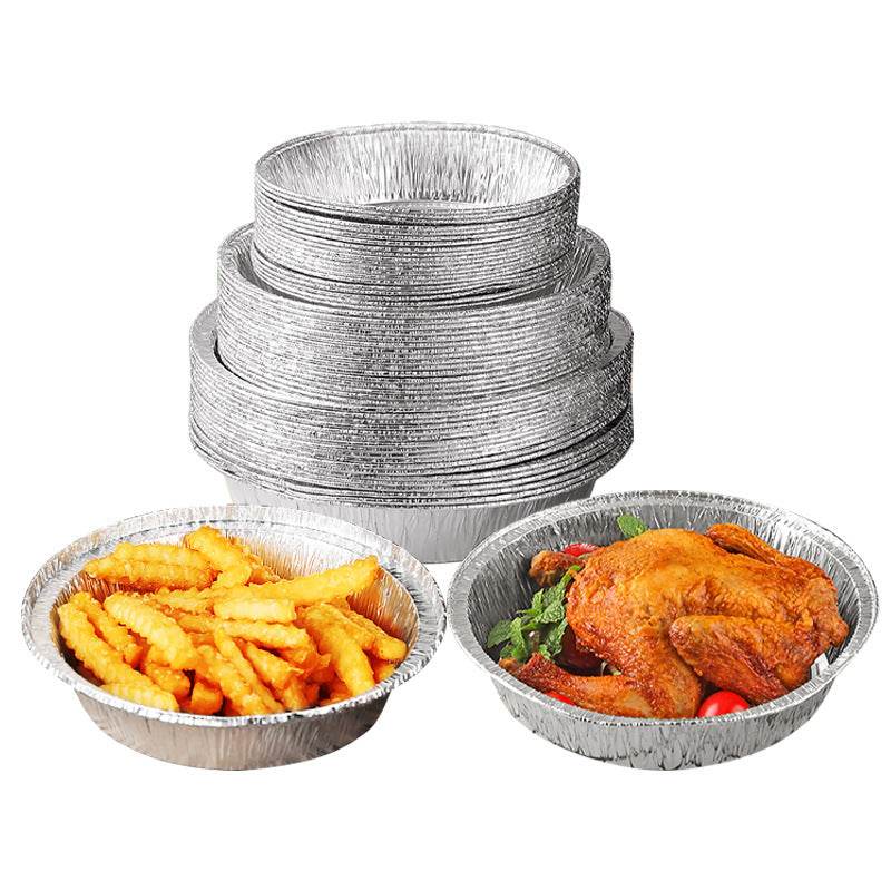 Non-stick Aluminum Foil Liners Air Fryer Disposable Paper Liner Oil-proof Steaming Basket Kitchen Tool BBQ Drip Pan Tray - Mubimart