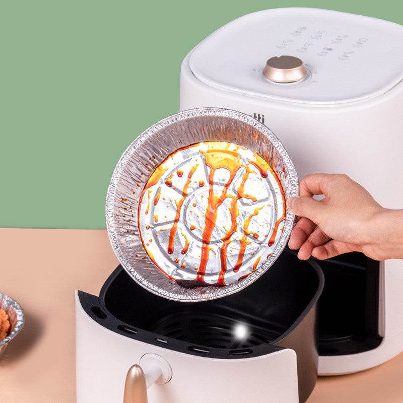 Non-stick Aluminum Foil Liners Air Fryer Disposable Paper Liner Oil-proof Steaming Basket Kitchen Tool BBQ Drip Pan Tray - Mubimart