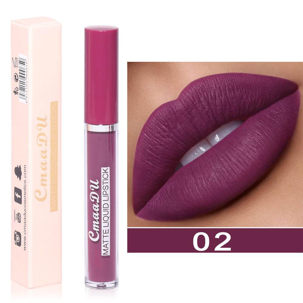 Non-stick Cup Long Lasting Waterproof Liquid Lip Gloss - Mubimart