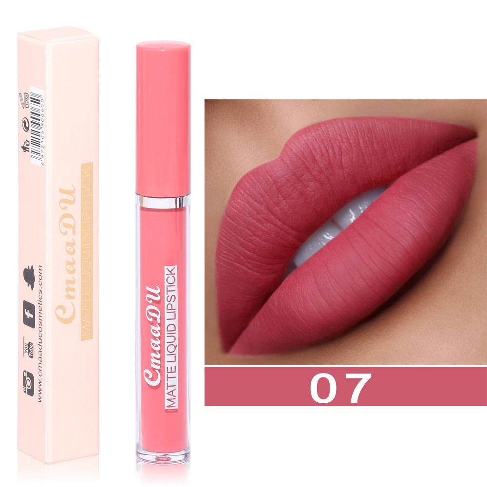 Non-stick Cup Long Lasting Waterproof Liquid Lip Gloss - Mubimart