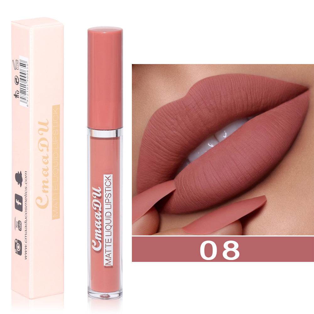 Non-stick Cup Long Lasting Waterproof Liquid Lip Gloss - Mubimart