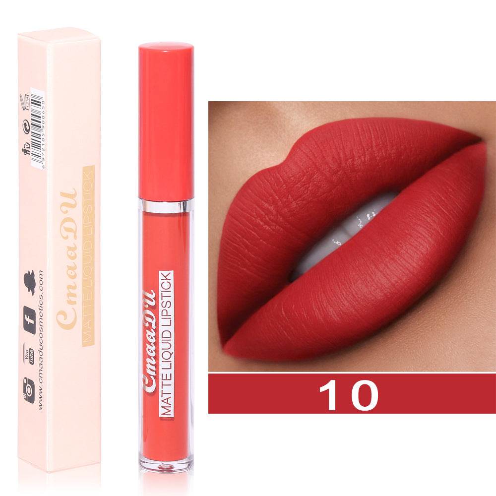Non-stick Cup Long Lasting Waterproof Liquid Lip Gloss - Mubimart