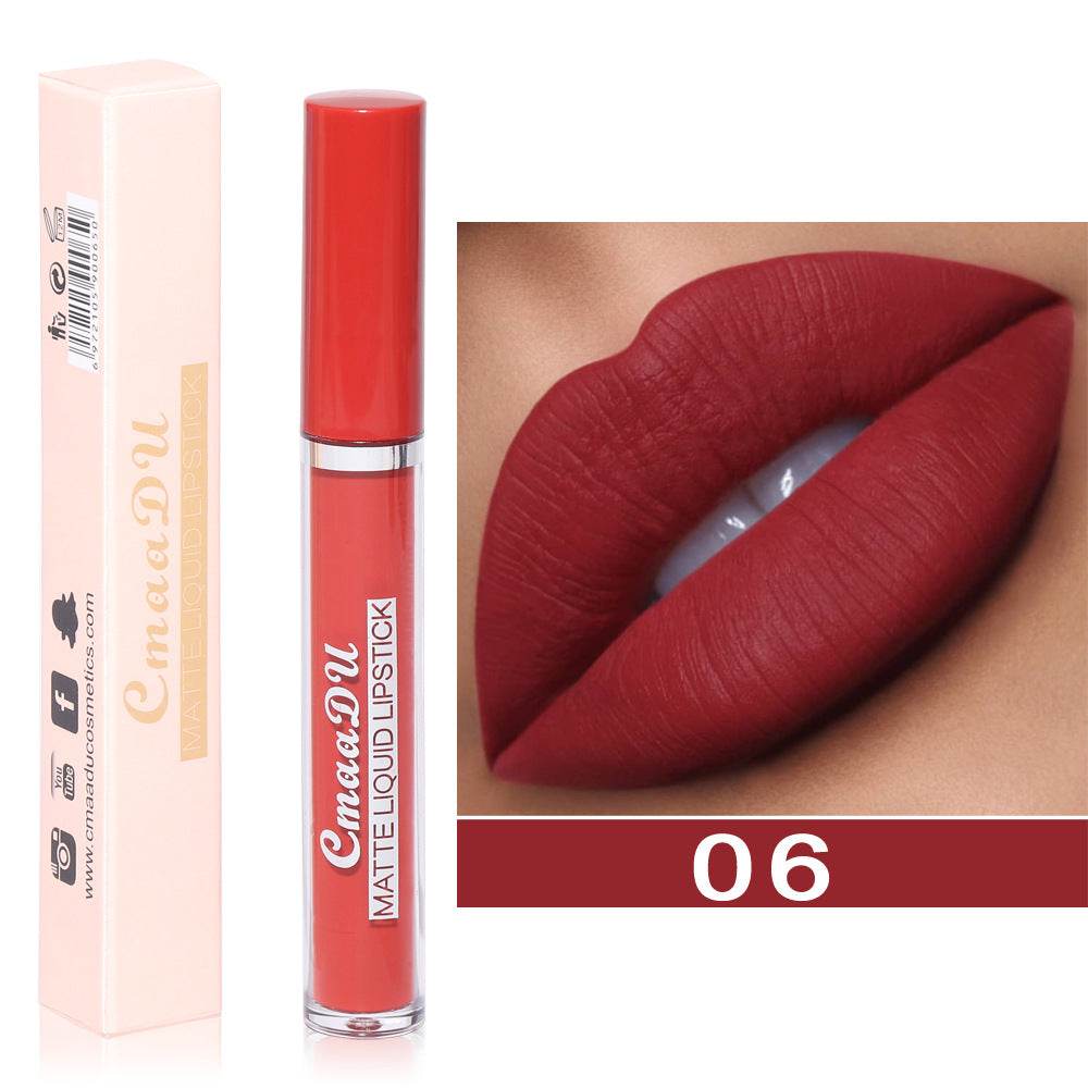Non-stick Cup Long Lasting Waterproof Liquid Lip Gloss - Mubimart