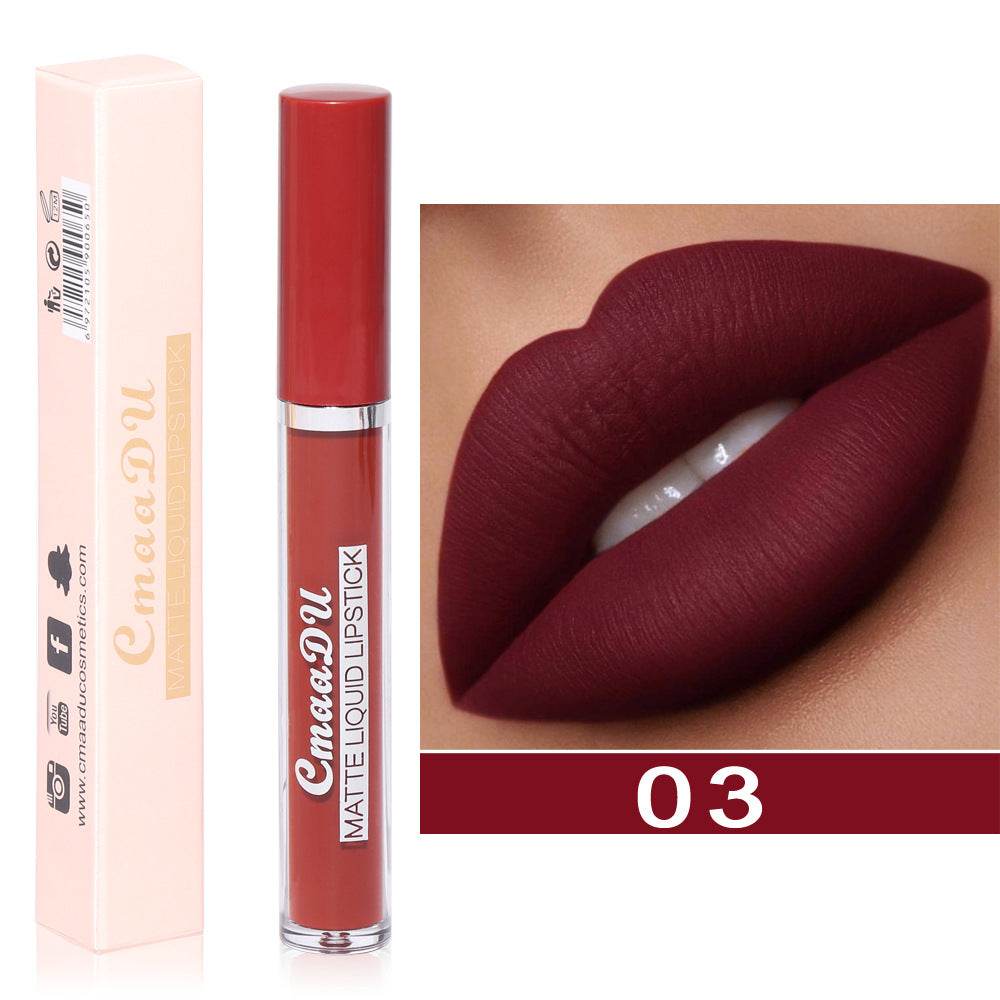Non-stick Cup Long Lasting Waterproof Liquid Lip Gloss - Mubimart