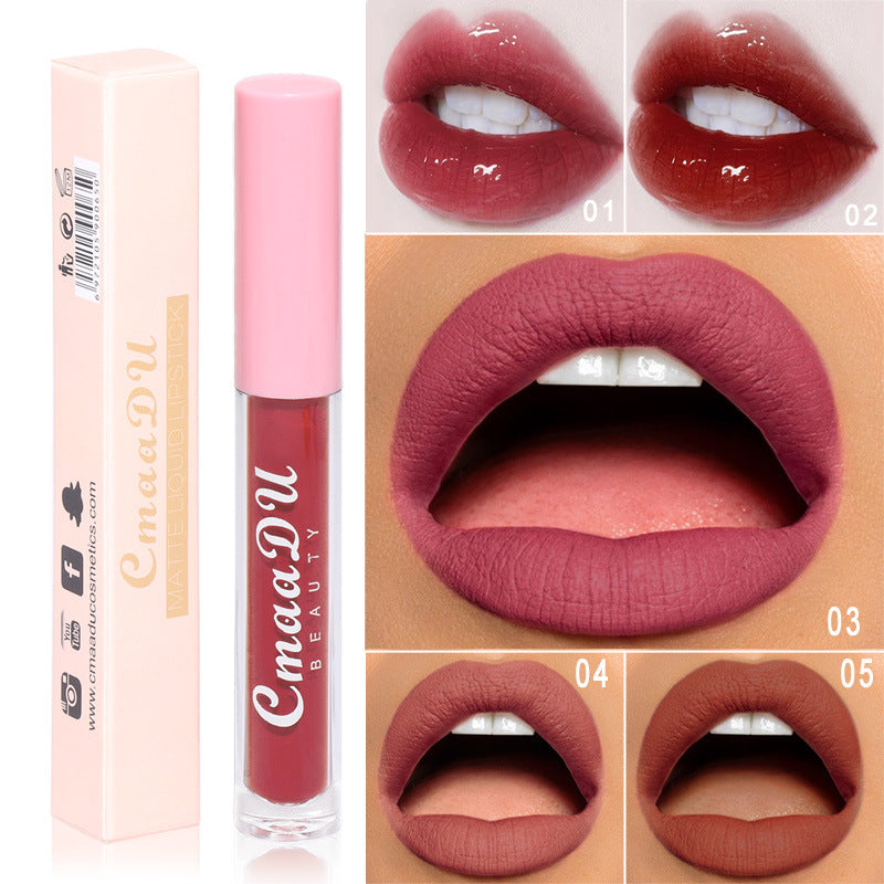 Non-stick Cup Long Lasting Waterproof Liquid Lip Gloss - Mubimart - Lip Stick 