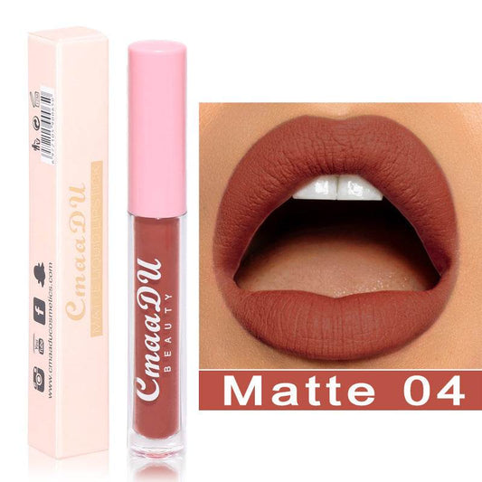 Non-stick Cup Long Lasting Waterproof Liquid Lip Gloss - Mubimart
