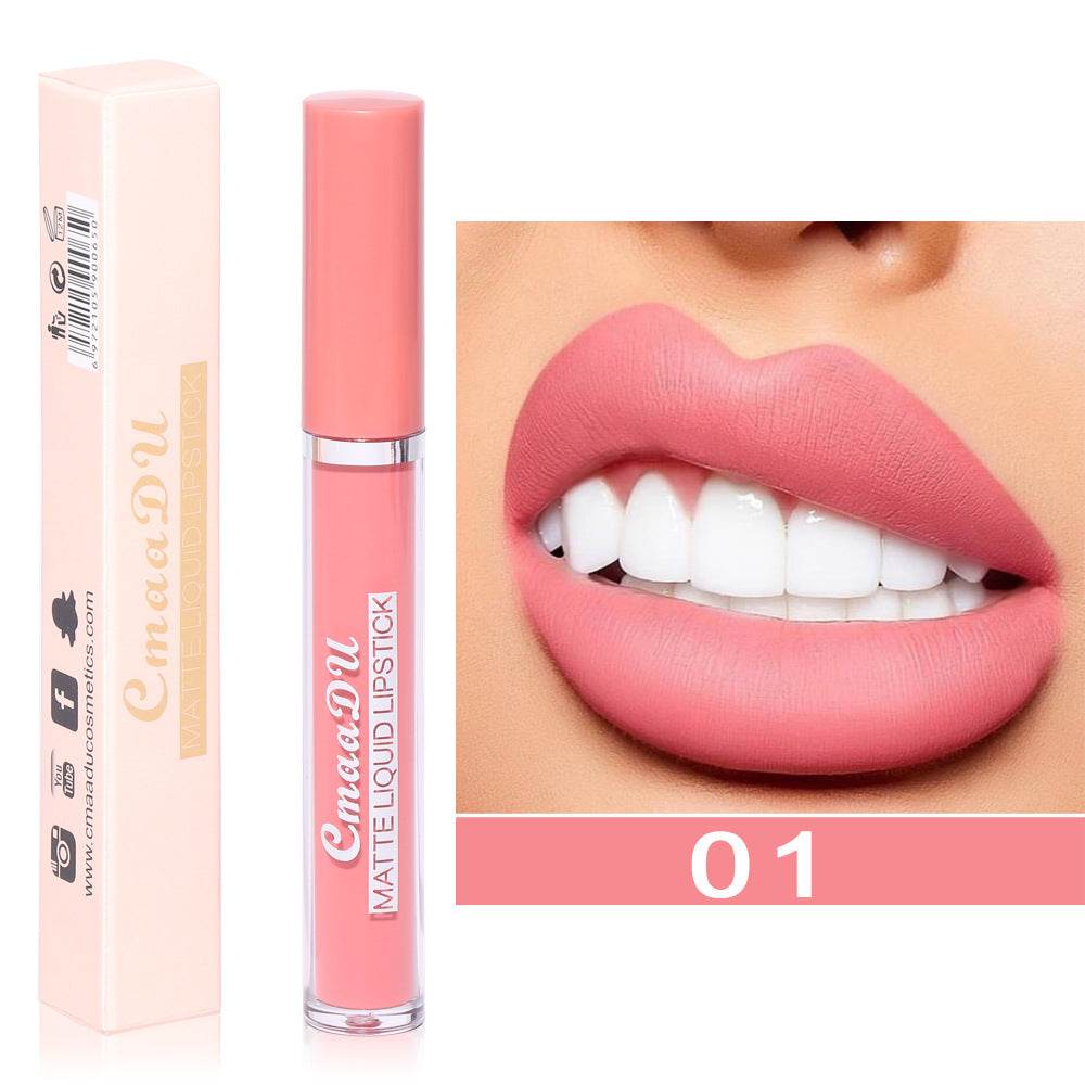 Non-stick Cup Long Lasting Waterproof Liquid Lip Gloss - Mubimart