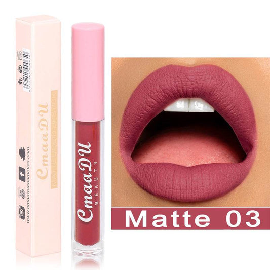 Non-stick Cup Long Lasting Waterproof Liquid Lip Gloss - Mubimart