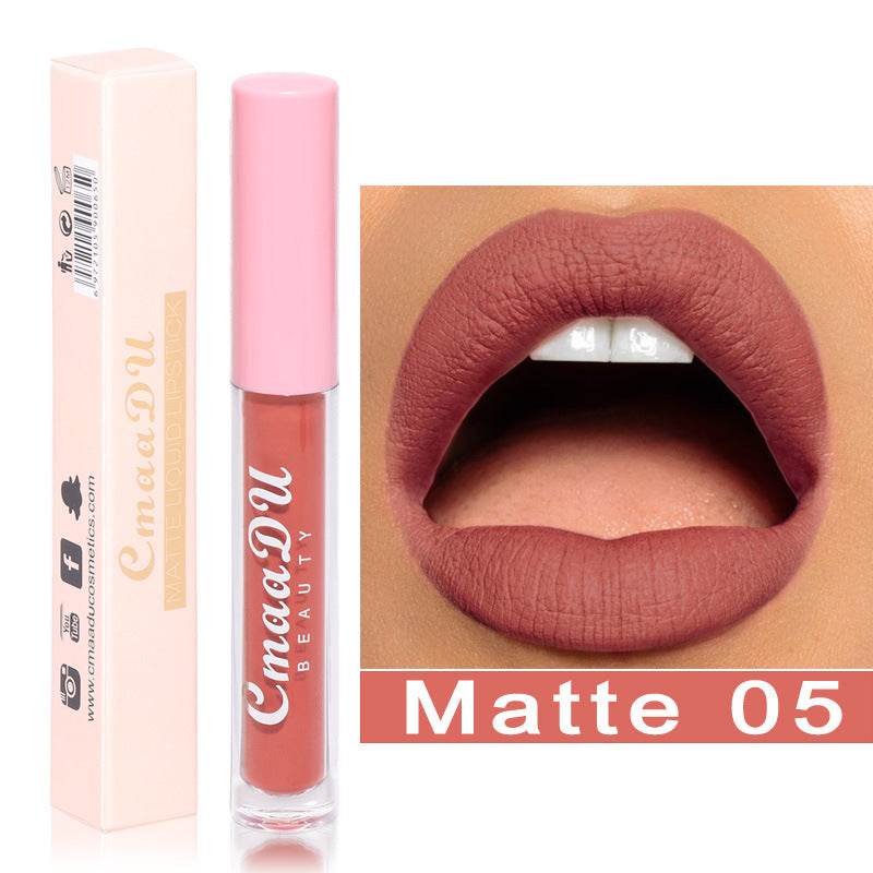 Non-stick Cup Long Lasting Waterproof Liquid Lip Gloss - Mubimart