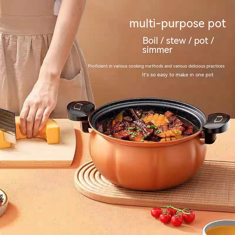 Non-stick Pressure Cooker Household Multi-purpose Pumpkin Pot - Mubimart -  